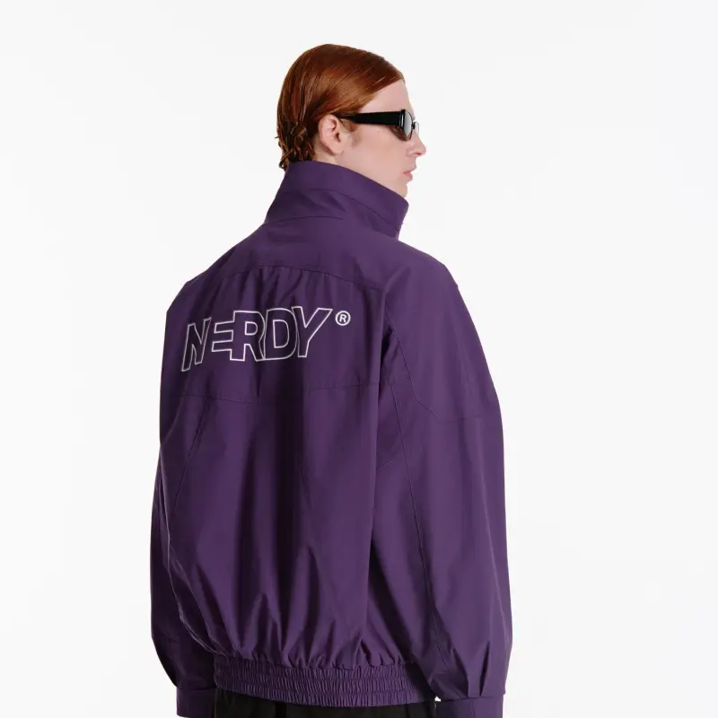 Nerdy Jackets Unisex Dark Purple-4