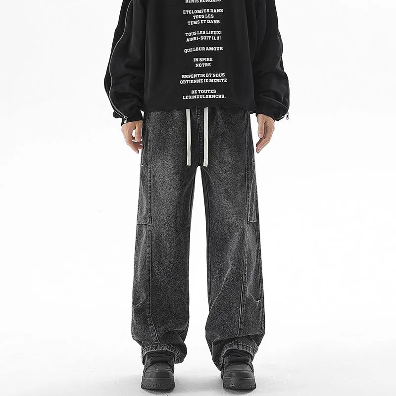 POLAR BEAR Jeans Unisex Distressed Gray-2