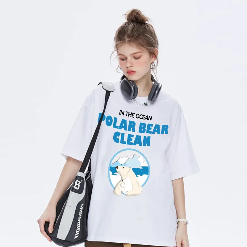 POLAR BEAR T Shirts Unisex-2