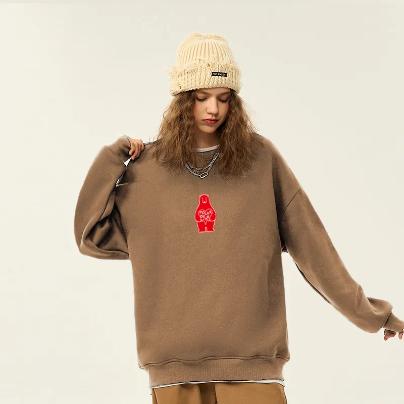 POLAR BEAR Loose Fit Drop Shoulder Sweatshirt Unisex-9