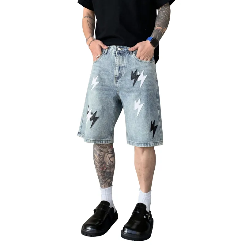 POLAR BEAR Denim Shorts Unisex-14