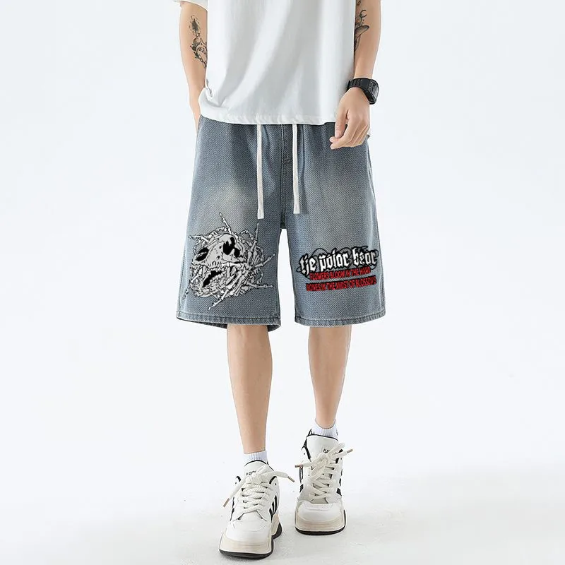 POLAR BEAR Denim Shorts Unisex-2
