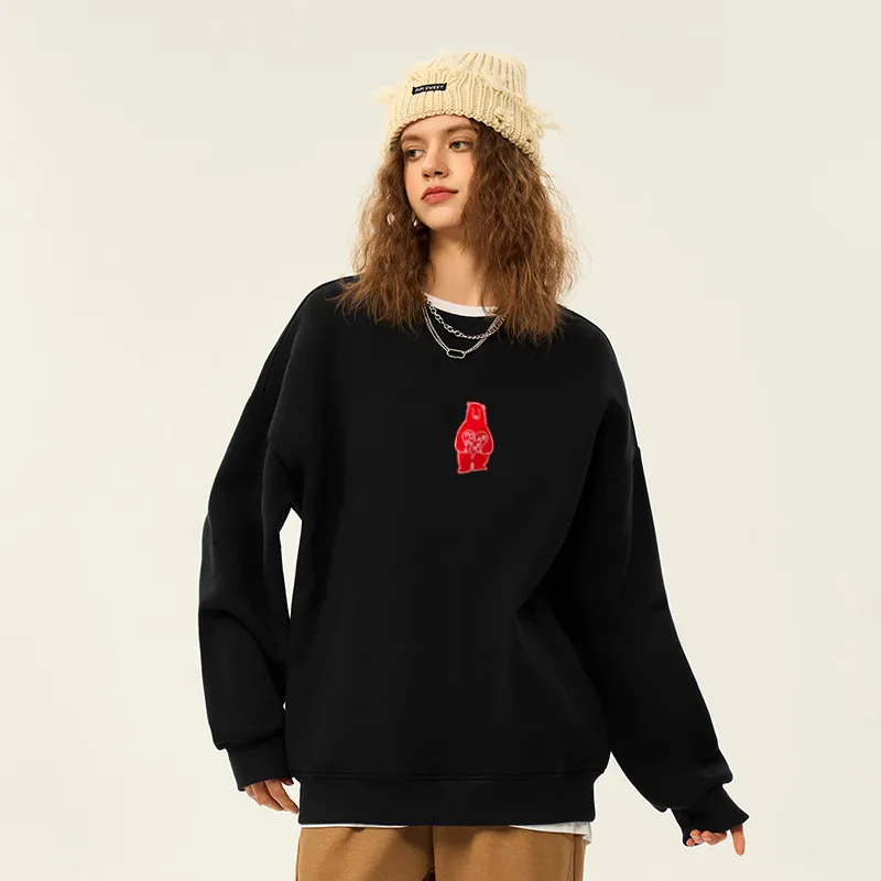 POLAR BEAR Loose Fit Drop Shoulder Sweatshirt Unisex-2