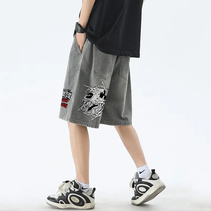 POLAR BEAR Denim Shorts Unisex-6