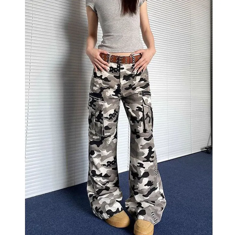 POLAR BEAR Cargo Pants Unisex Camouflage-3