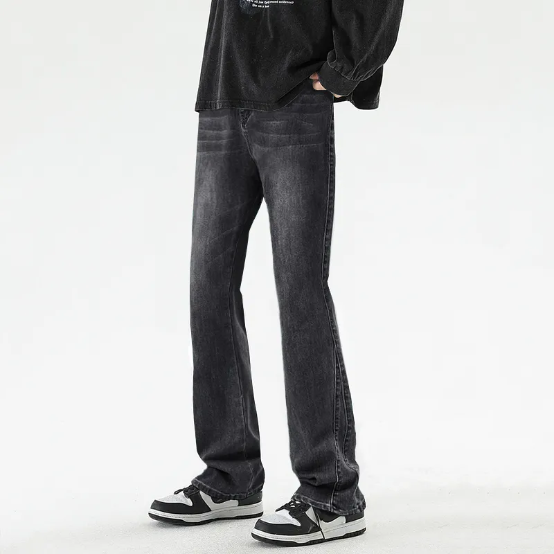 POLAR BEAR Washed Stretch Distressed Jeans Summer Unisex-14