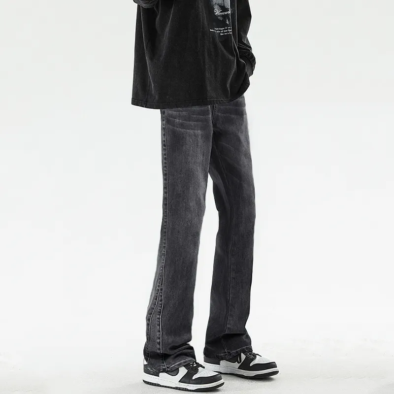 POLAR BEAR Washed Stretch Distressed Jeans Summer Unisex-15