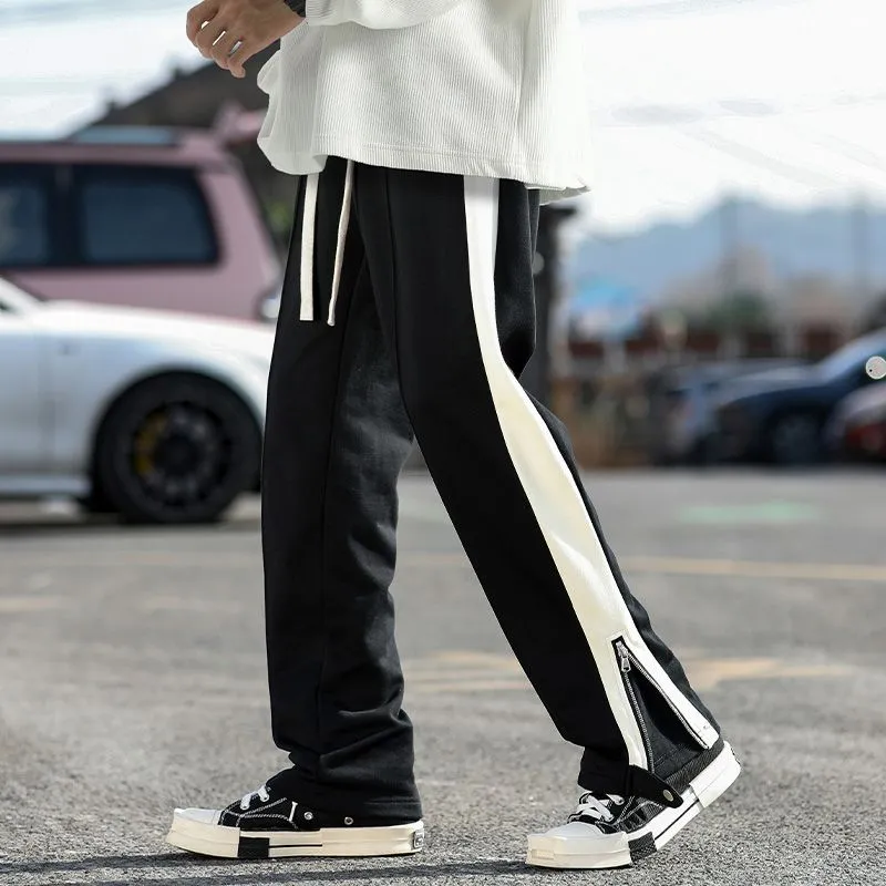 POLAR BEAR Casual Pants Unisex Black-1