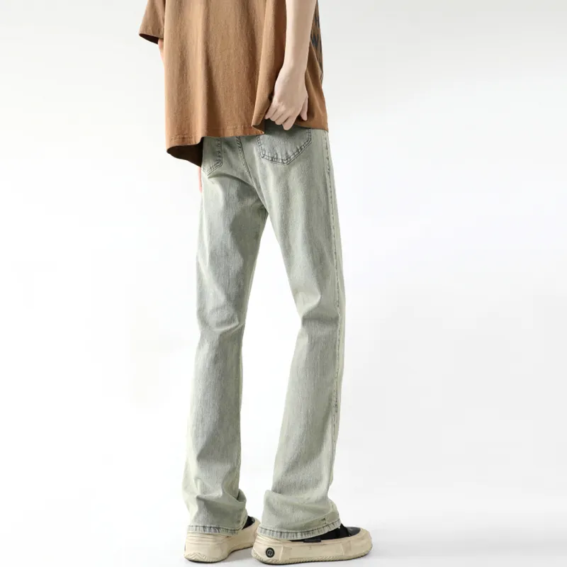 POLAR BEAR Washed Stretch Distressed Jeans Summer Unisex-27