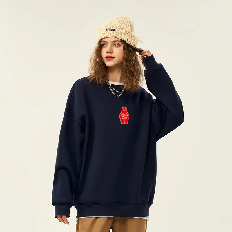 POLAR BEAR Loose Fit Drop Shoulder Sweatshirt Unisex-12