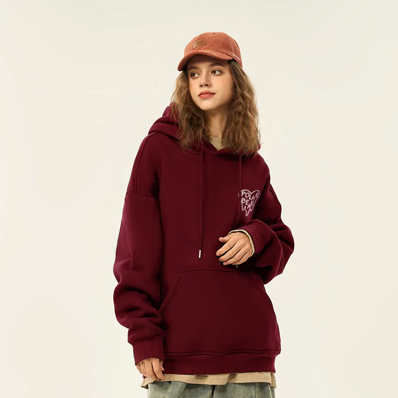 POLAR BEAR Loose Fit Hoodie Unisex-5