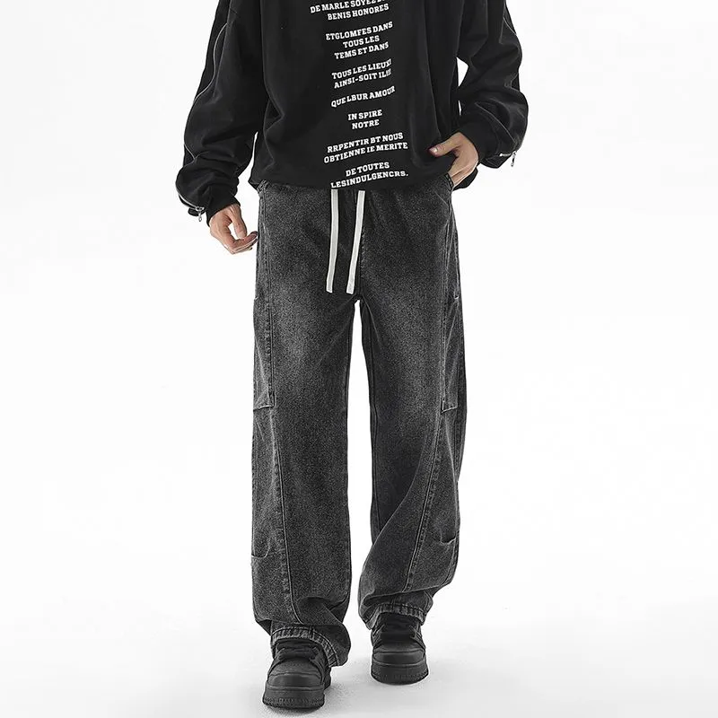 POLAR BEAR Jeans Unisex Distressed Gray-3