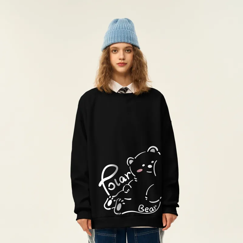 POLAR BEAR Sweatshirts Unisex-4