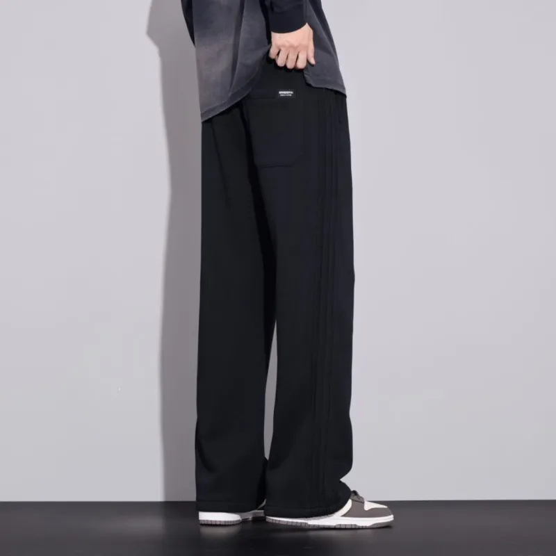 POLAR BEAR Casual Pants Unisex Black-3