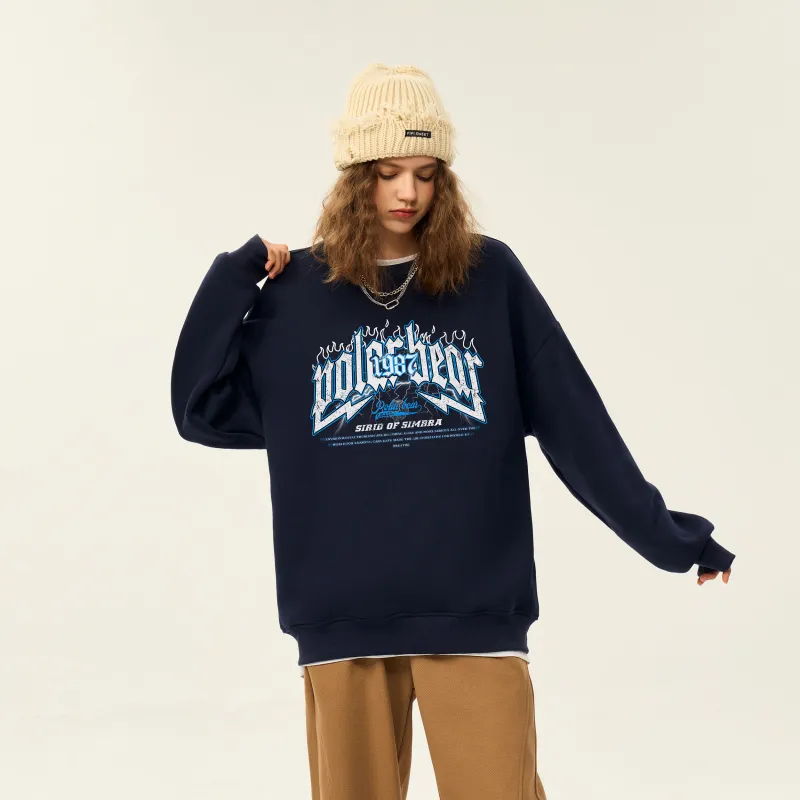 POLAR BEAR Sweatshirt Unisex Navy Blue-2