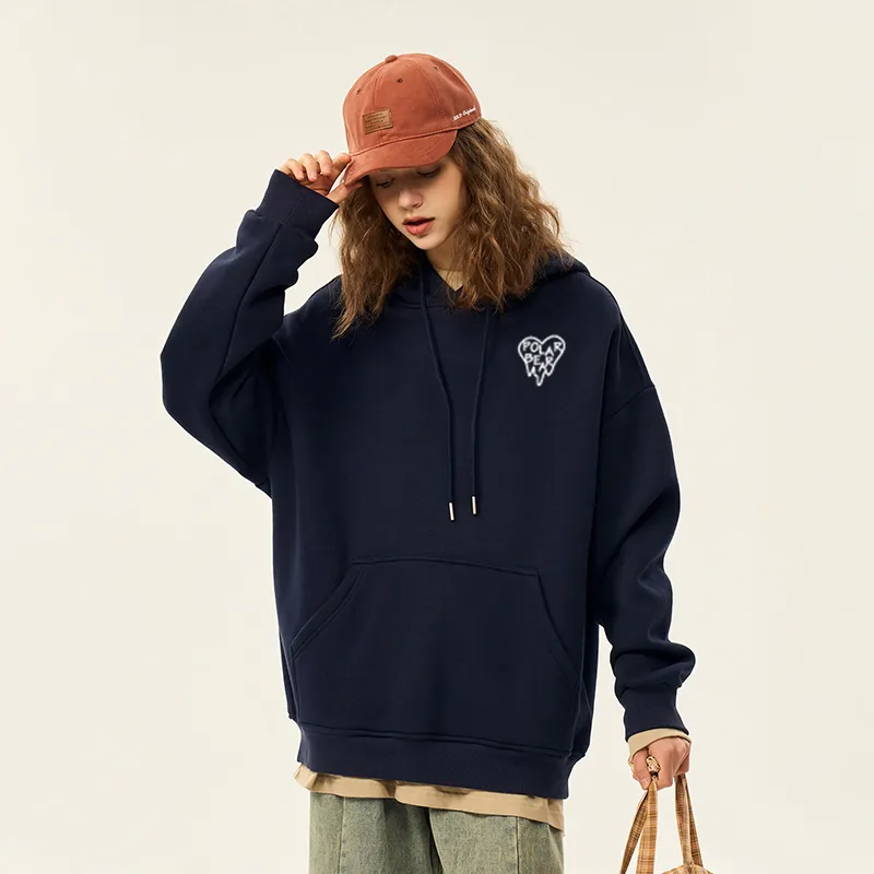 POLAR BEAR Loose Fit Hoodie Unisex-14