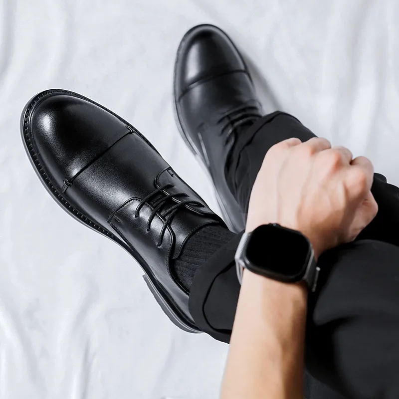 LUOMAIKE Dress Shoes Men's Black-5