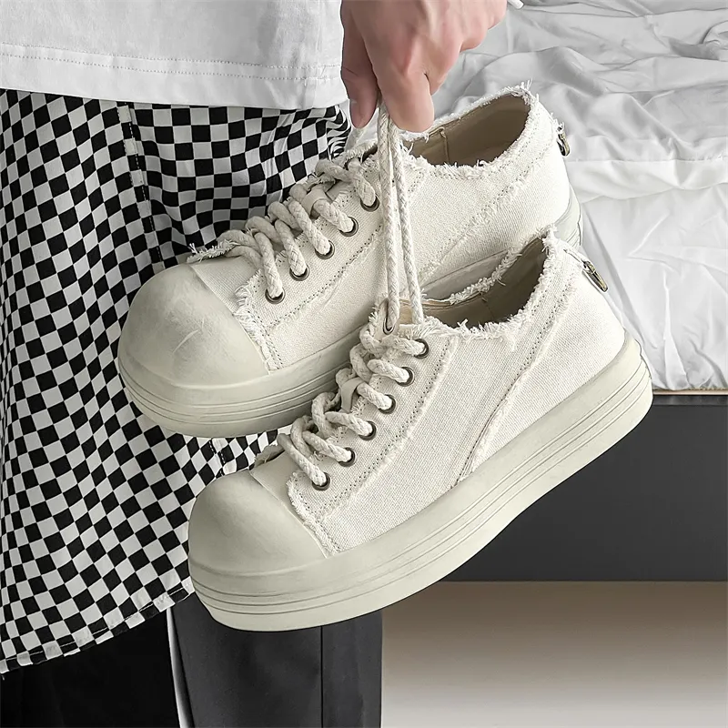 Breathable Low Top Stylish Skateboarding Shoes/Canvas Shoes Style Unisex-2