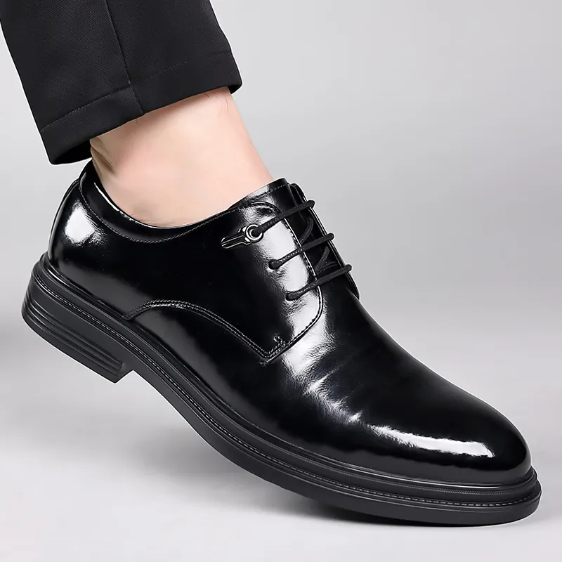 LUOMAIKE Dress Shoes Men's Black-2
