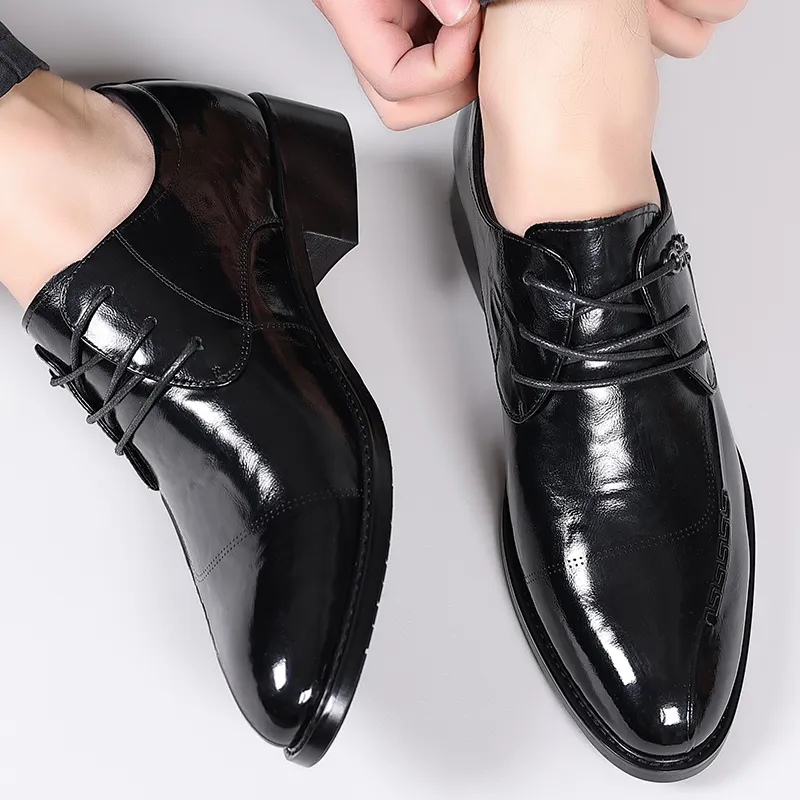 LUOMAIKE Dress Shoes Men's Black-2
