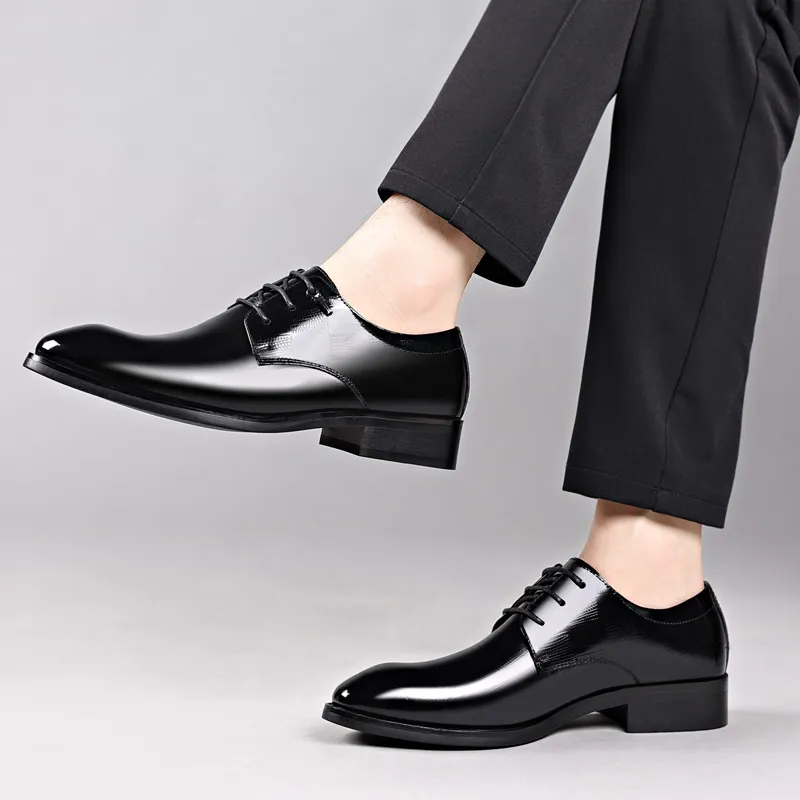 LUOMAIKE Dress Shoes Men's Black-4