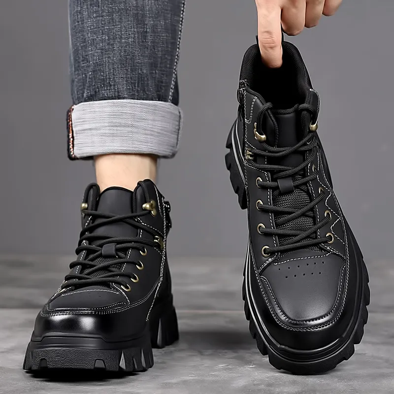 LUOMAIKE Short Martin Boot Men's-9