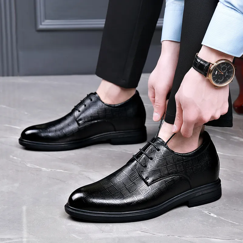 LUOMAIKE Dress Shoes Men's Black-1