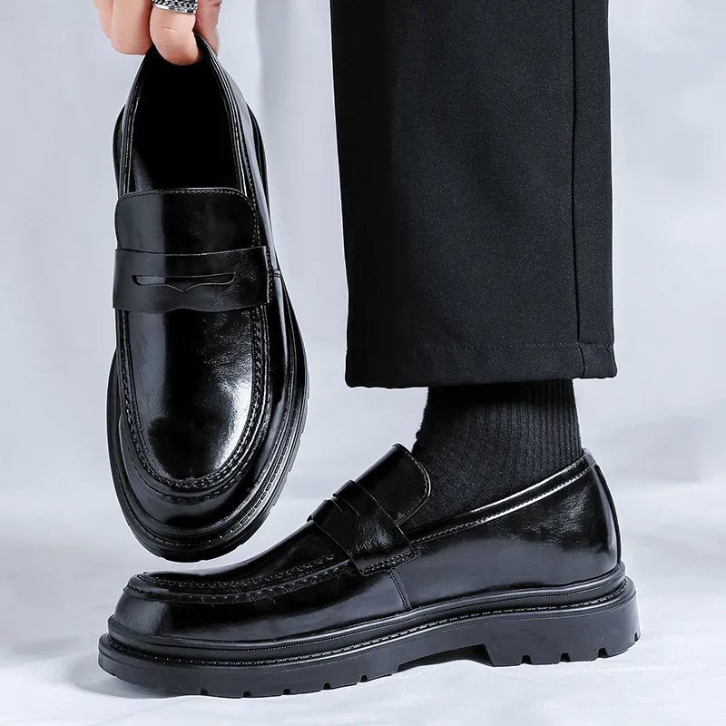 LUOMAIKE Dress Shoes Men's Black-1