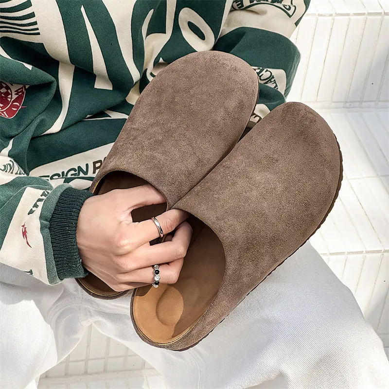 LUOMAIKE Slip Resistant Closed Toe Slippers Unisex-6