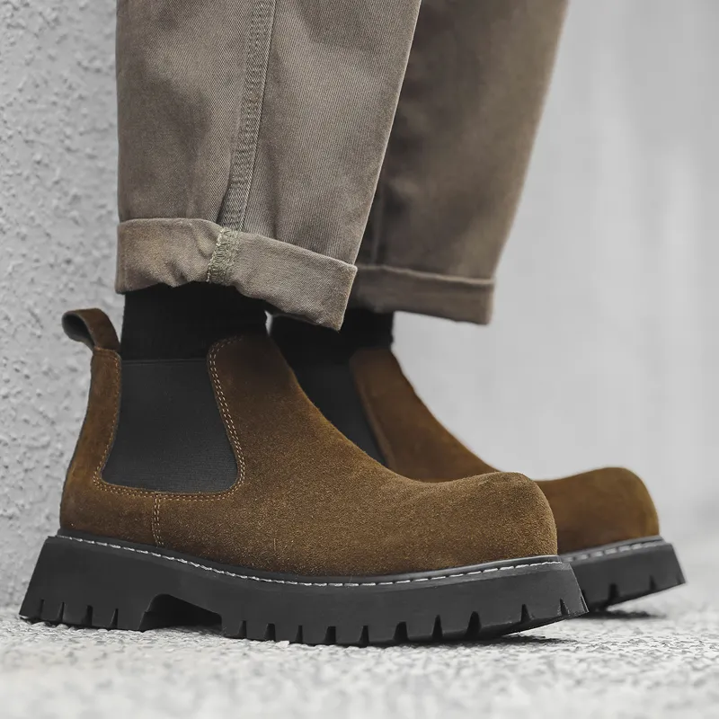 LUOMAIKE Short Chelsea Boots Men's-9