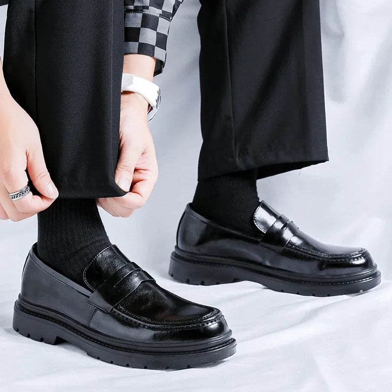 LUOMAIKE Dress Shoes Men's Black-3