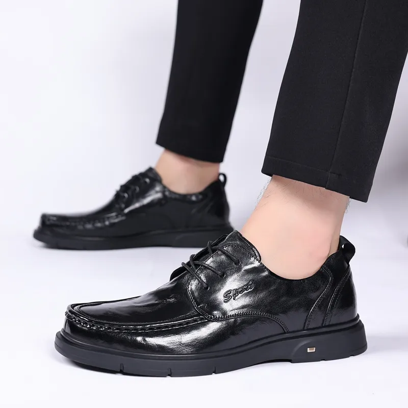 LUOMAIKE Dress Shoes Men's Black-3