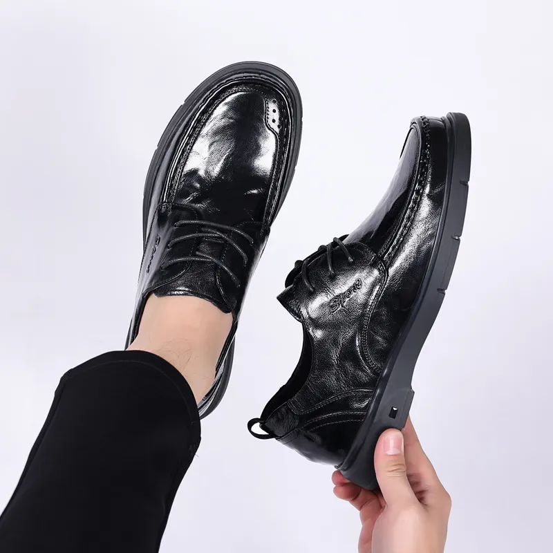 LUOMAIKE Dress Shoes Men's Black-2