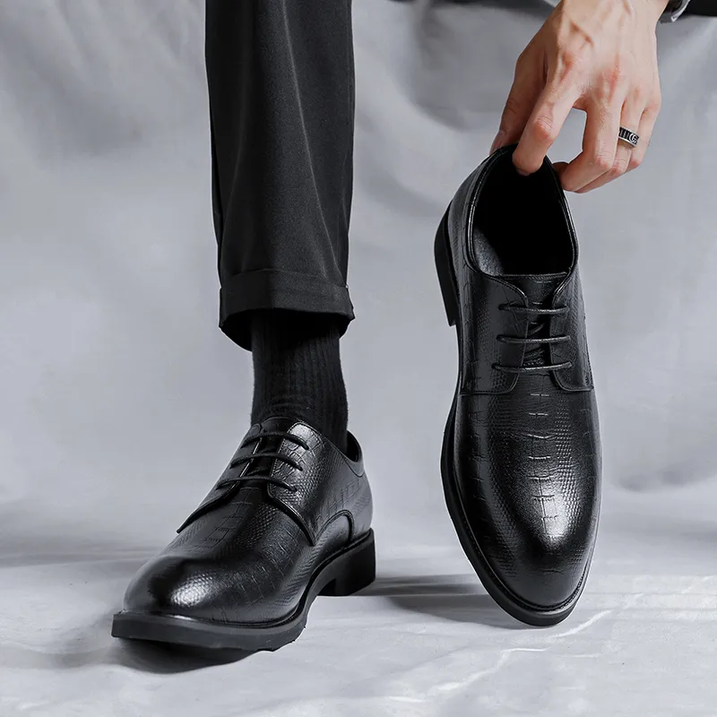 LUOMAIKE Dress Shoes Men's Black-1