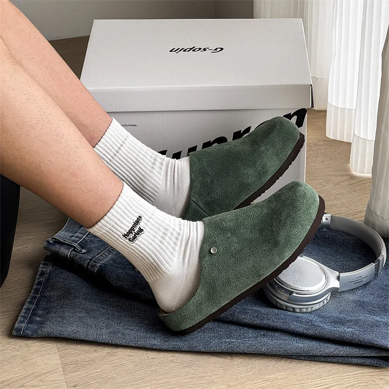 LUOMAIKE Closed Toe Slippers Unisex-3