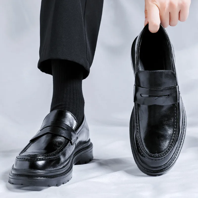LUOMAIKE Dress Shoes Men's Black-2