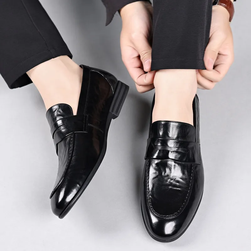 LUOMAIKE Dress Shoes Men's Black-4