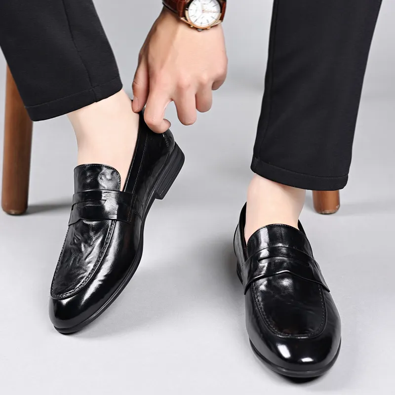LUOMAIKE Dress Shoes Men's Black-3