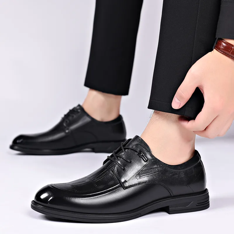 LUOMAIKE Dress Shoes Men's Black-3