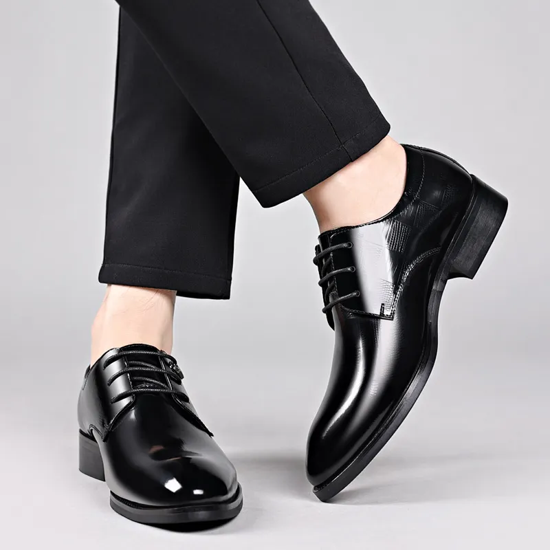 LUOMAIKE Dress Shoes Men's Black-3
