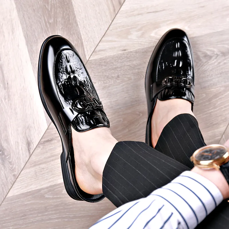 LUOMAIKE Wrap toe Slippers Men's Black-5