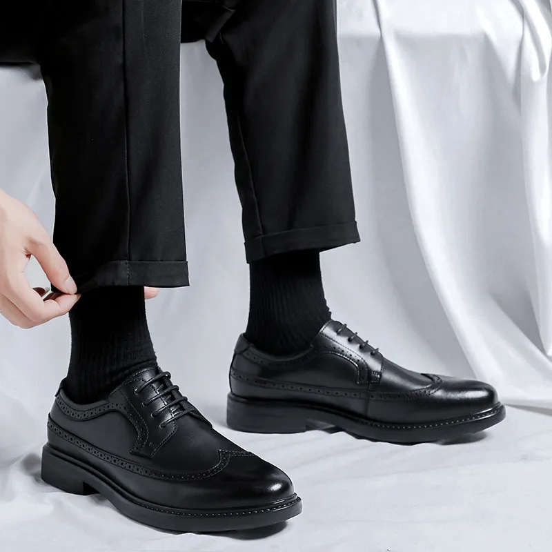 LUOMAIKE Dress Shoes Men's Black-7