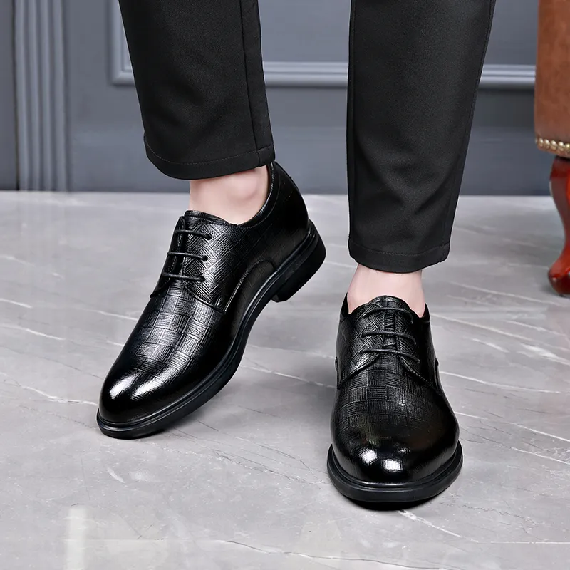 LUOMAIKE Dress Shoes Men's Black-2