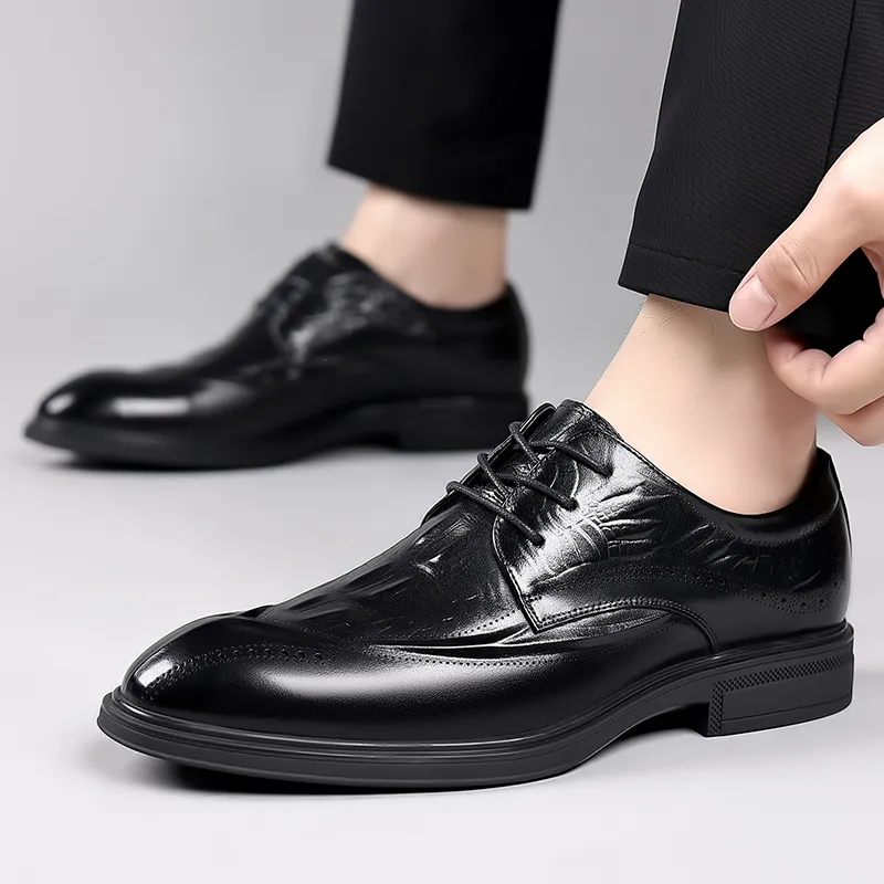 LUOMAIKE Dress Shoes Men's Black-2