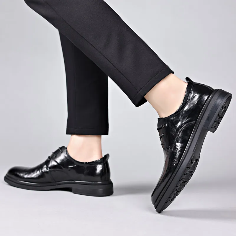 LUOMAIKE Dress Shoes Men's Black-5