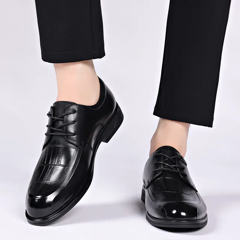 LUOMAIKE Dress Shoes Men's Black-1