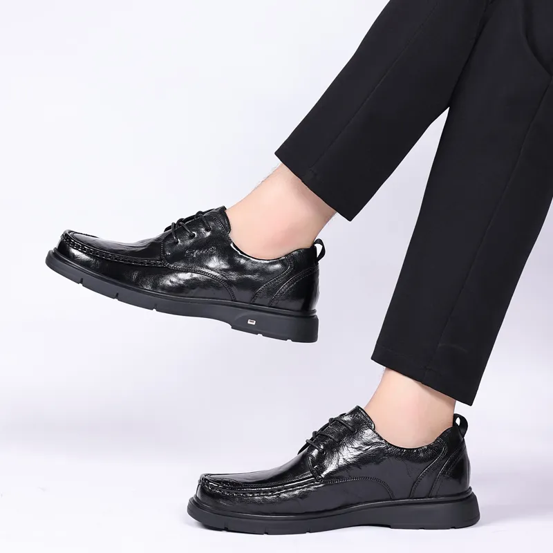 LUOMAIKE Dress Shoes Men's Black-4
