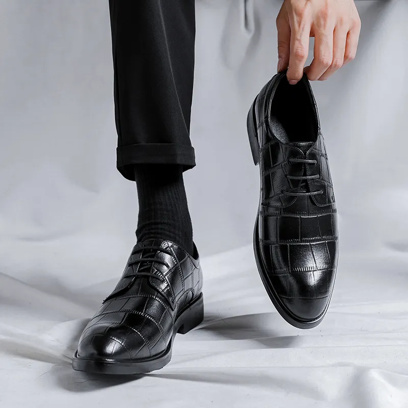 LUOMAIKE Dress Shoes Men's Black-3