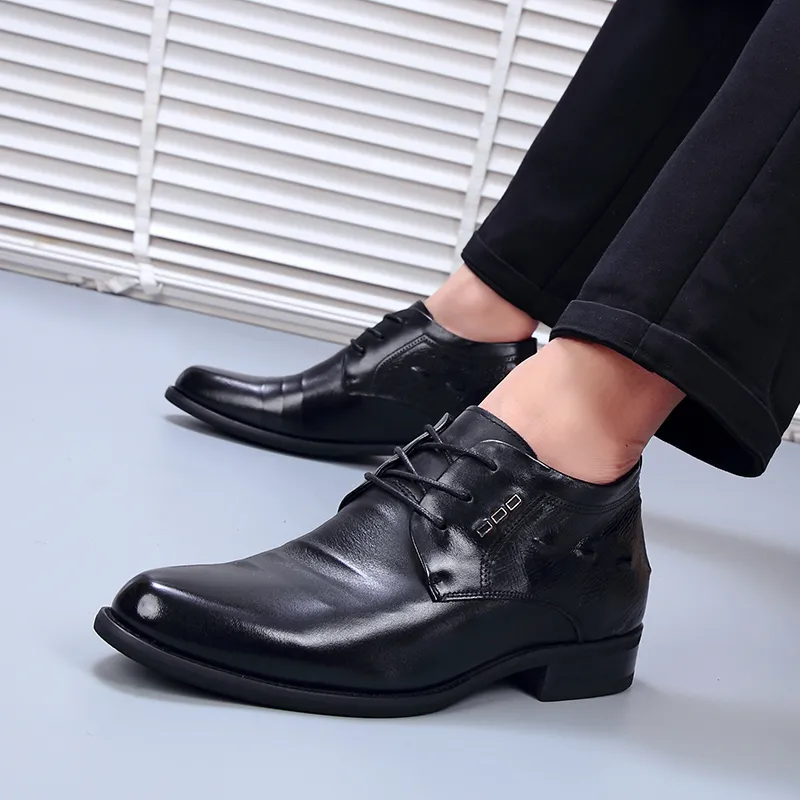LUOMAIKE Dress Shoes Men's Black-1