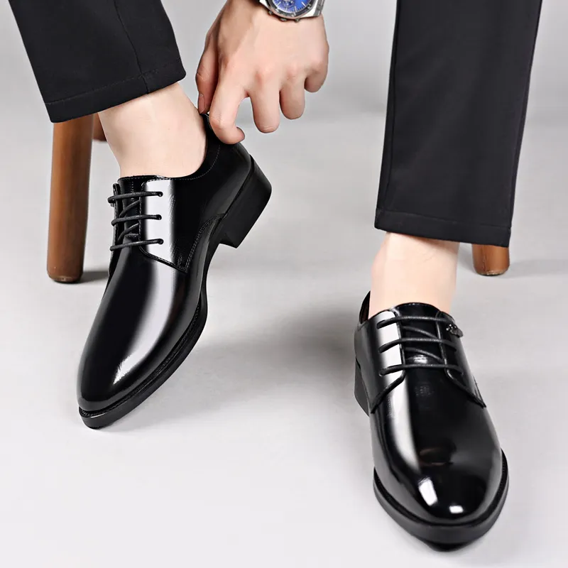 LUOMAIKE Dress Shoes Men's Black-2